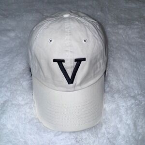 College Vault 47 Brand Hat Cap‎ White Adjustable Baseball Men's